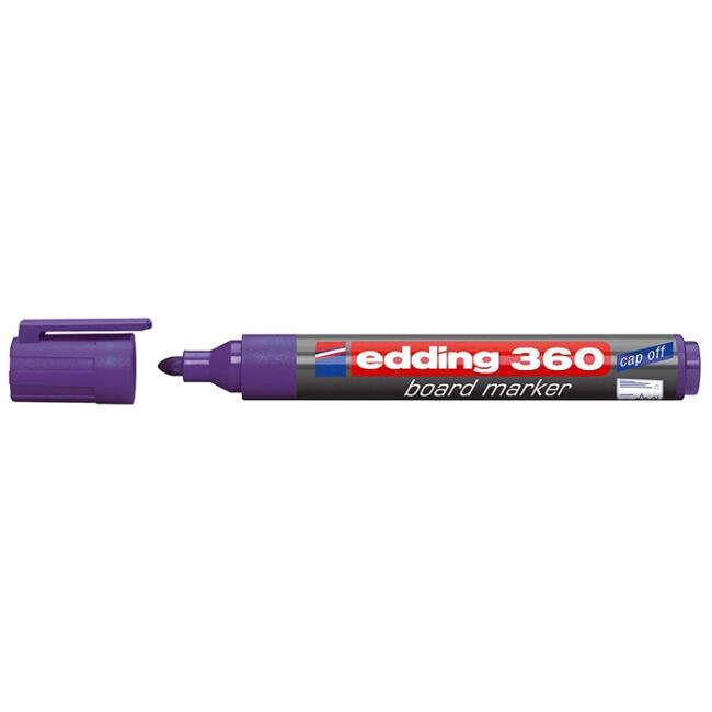 Edding 360 Beyaz Tahta Kalemi 1,5 - 3 mm Mor - 1