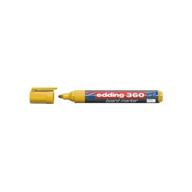 Edding 360 Beyaz Tahta Kalemi 1,5 - 3 mm Sarı - 1