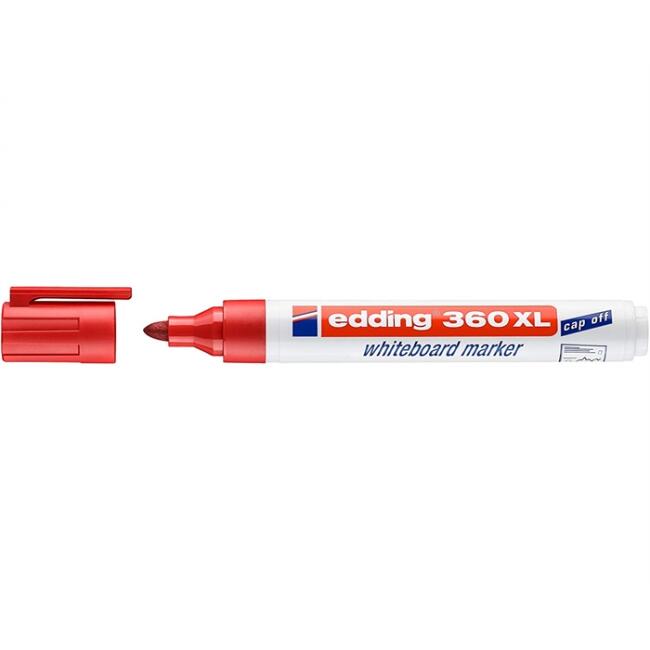Edding 360XL Beyaz Tahta Kalemi - Kırmızı - 1