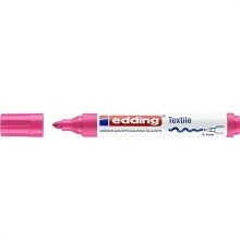 Edding 4500 Kumaş Kalemi Koyu Pembe 2-3 mm - Edding