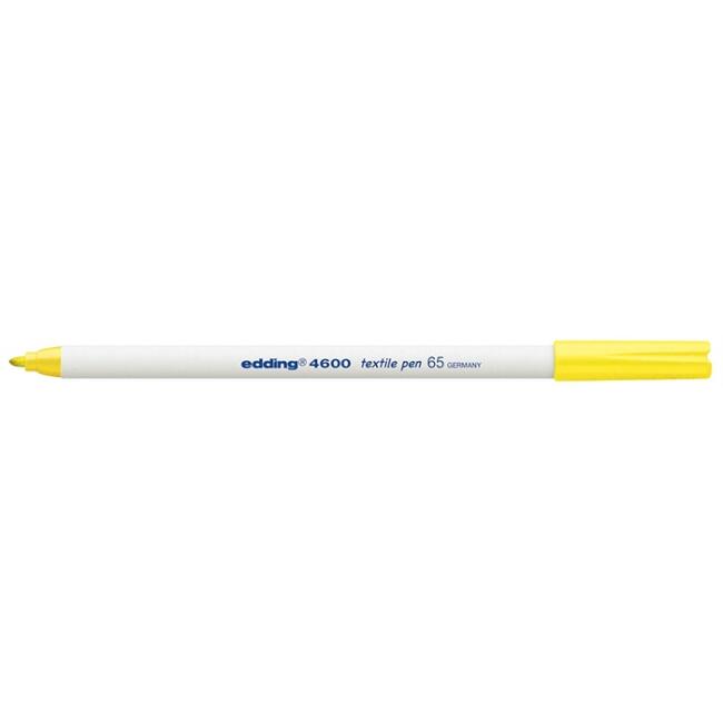 Edding 4600 Kumaş Kalemi Neon Sarı N:65 - 1