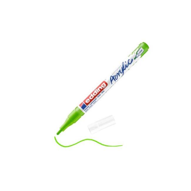 Edding 5300 İnce Uçlu Akrilik Kalem Sarı Yeşil N:927 - 1