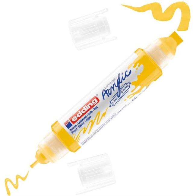 Edding 5400 Akrilik 3D Double Trafik Sarı N:905 - 1