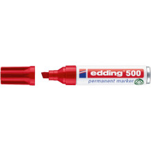 Edding 550 Yan Kesik Uç Permanent Marker Kalem 2-7 mm Kırmızı - Edding