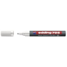 Edding 725 Kesik Uçlu Tahta Kalemi Neon Beyaz 2-5mm - Edding