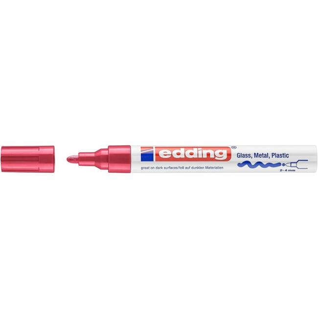Edding 750 Hobi Sanat Kalemi 2-4 mm Kırmızı - 1