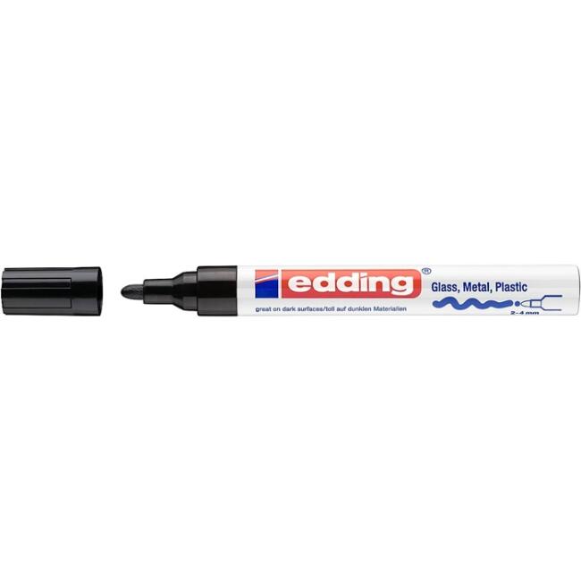 Edding 750 Hobi Sanat Kalemi 2-4 mm Siyah - 1