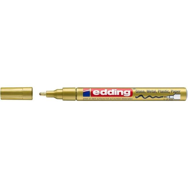 Edding 751 Hobi Sanat Kalemi 1-2 mm Altın - 1