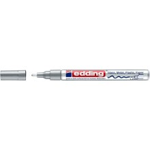 Edding 751 Hobi Sanat Kalemi 1-2 mm Metalik Gümüş - Edding