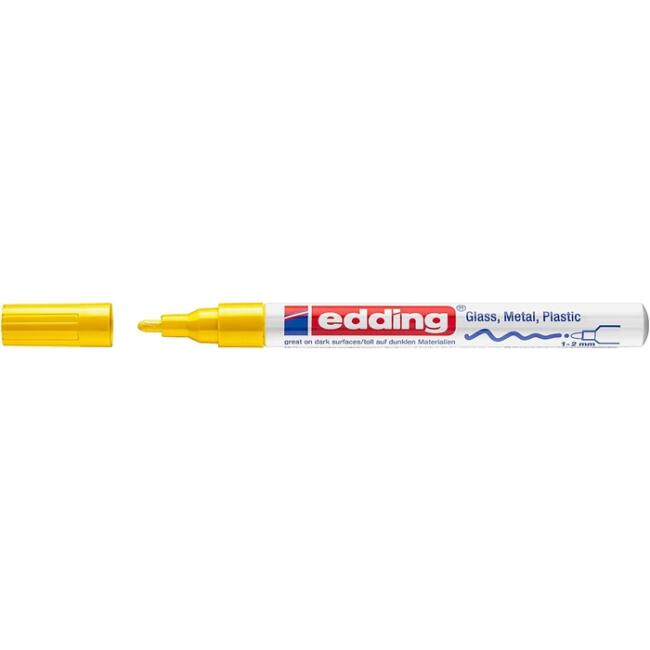 Edding 751 Hobi Sanat Kalemi 1-2 mm Sarı - 1