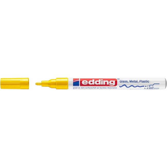 Edding 751 Hobi Sanat Kalemi 1-2 mm Sarı - 1