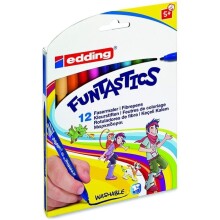 Edding Funtastics Yıkanabilir Keçeli Kalem 12 Renk - 1