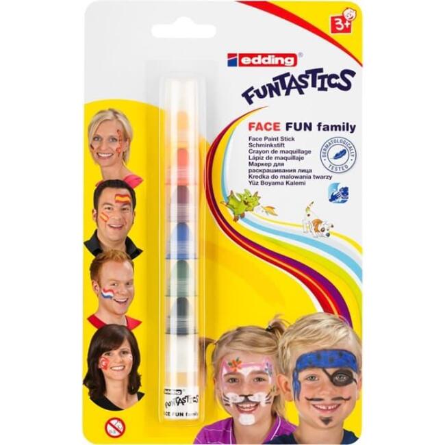 Edding Funtastics Yüz Boyama Seti 8’li - 3