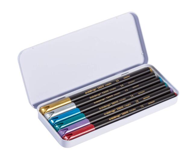 Edding Metalik Keçe Kalemi 6’lı Set (1-3 mm ) - 2