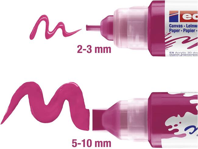 Edding 3D Double Çift Taraflı Akrilik Kalem Seti 5li - 3