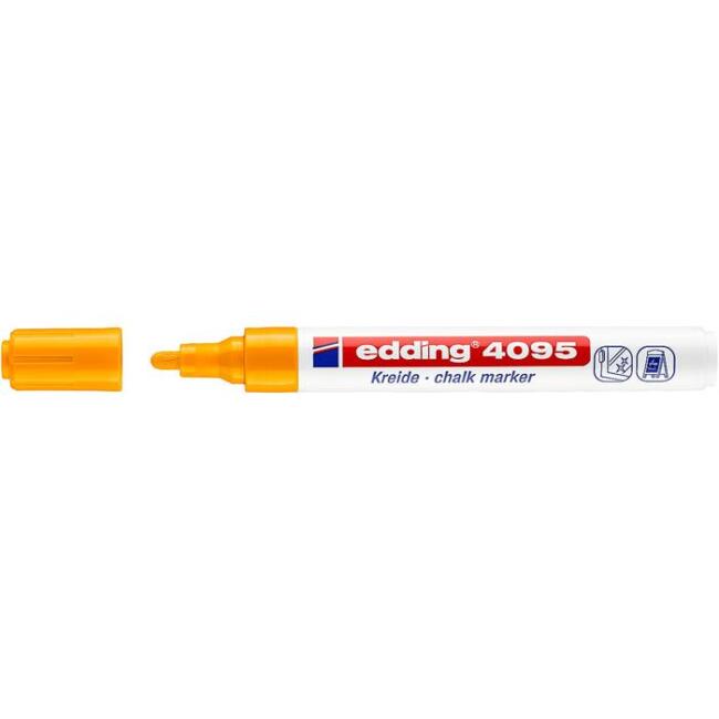 Edding 4095 Cam Kalemi Neon Turuncu 2-3 mm - 1