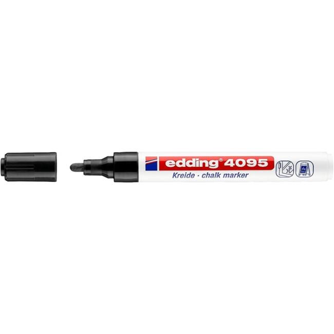Edding 4095 Cam Kalemi Siyah 2-3 mm - 1