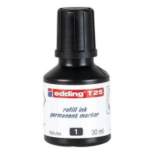 Edding T25 Permanent Mürekkep 30ml Siyah - Edding