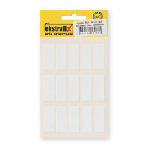 Ekstrafix Beyaz Ofis Etiketi 12x30 mm 10 Yaprak FIX-SC-013B - EKSTRAFİX