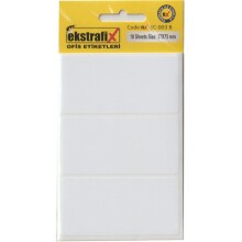 Ekstrafix Ofis Etiketi 37x75 mm 10 Sayfa - EKSTRAFİX