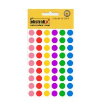 Ekstrafix Renkli Yuvarlak Etiket 10mm - EKSTRAFİX