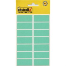 Ekstrafix Yeşil Ofis Etiketi 15x36 mm 5 Sayfa - EKSTRAFİX