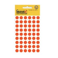 Ekstrafix Yuvarlak Etiket 10 mm Turuncu - EKSTRAFİX