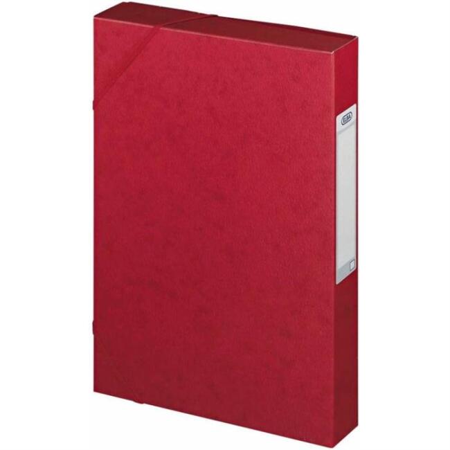 Elba Euro Lastıklı Klasör 40Mm Kırmızı - 3