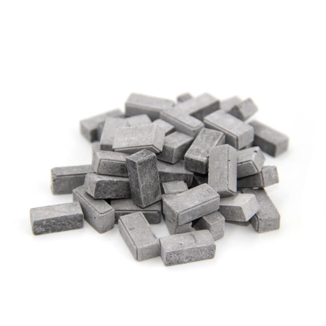 Eshel Çizgili Cephe Tuğlası Gri 200 Adet + Harç 1:12 Ölçek - 2