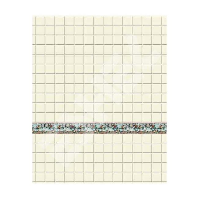 Eshel Maket 1:100 Ölçek Çiçekli Banyo Duvar Fayansı Karton - 1