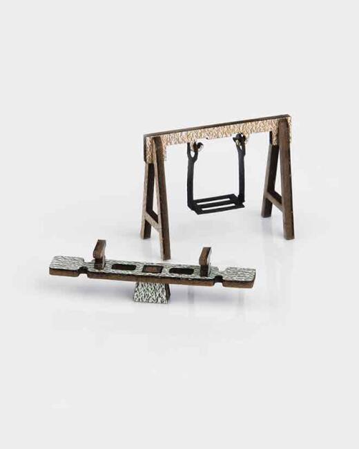 Eshel Maket 1:100 Ölçek Oyun Park Alanı - 2