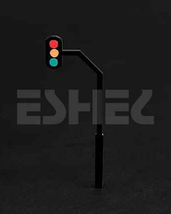Eshel Maket 1:100 Ölçek Trafik Lambası 2’li - 2