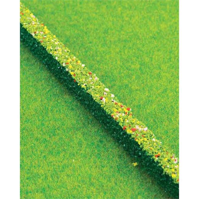 Eshel Maket 1:200 Ölçek Bitkiden Bahçe Duvarı Şimşir 9’lu 850x6x5 mm - 2