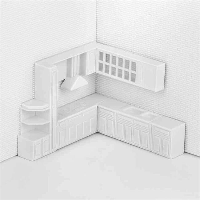 Eshel Maket 1:30 Ölçek Mutfak Seti A - 1