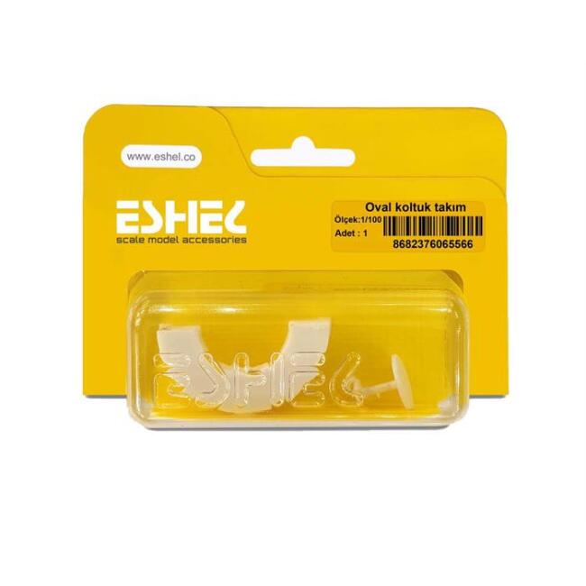 Eshel Maket 1:50 Ölçek Oval Koltuk Takımı - 1