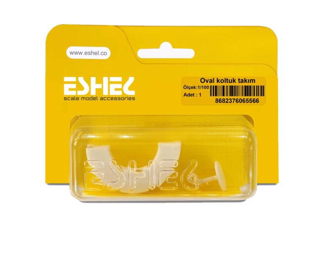 Eshel Maket 1:50 Ölçek Oval Koltuk Takımı - 2