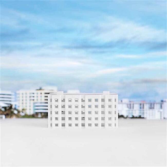 Eshel Maket 1:50 Ölçek Plastik 5 Katlı Plastik Apartman - 1