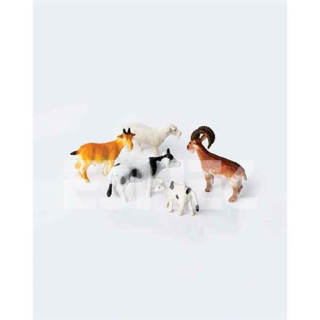 Eshel Maket 1:50 Ölçek Renkli Evcil Hayvan Figür 4 Adet - 1