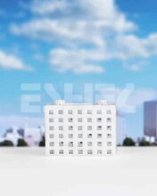 Eshel Maket 1:500 Ölçek 6 Katlı Klasik Apartman 1 adet - 2