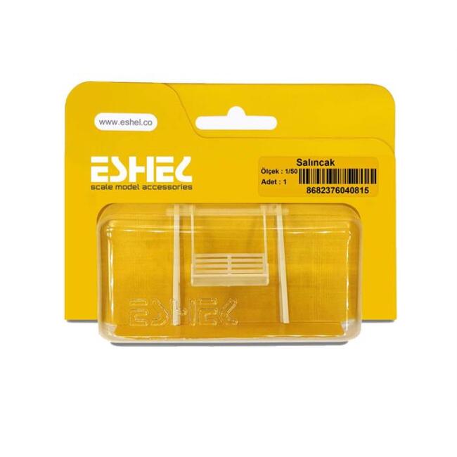 Eshel Maket 1:75 Ölçek Karışık Renkli Salıncak - 1