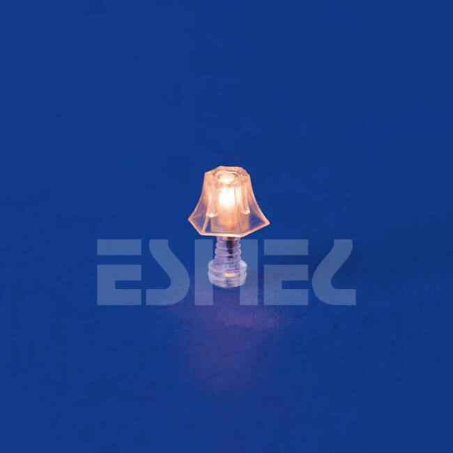 Eshel Maket 6 Volt Elektrikli Cam Abajur 1:50 Ölçek 2 Adet - 2