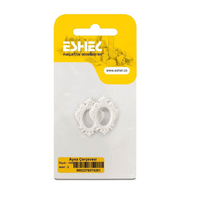 Eshel Maket Ayna Çerçevesi 1:25 Ölçek 2 Adet - 1