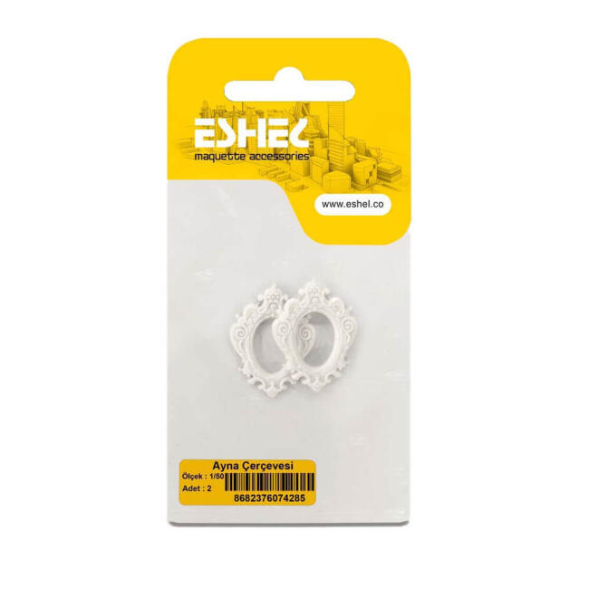 Eshel Maket Ayna Çerçevesi 1:50 Ölçek 2 Adet - 1