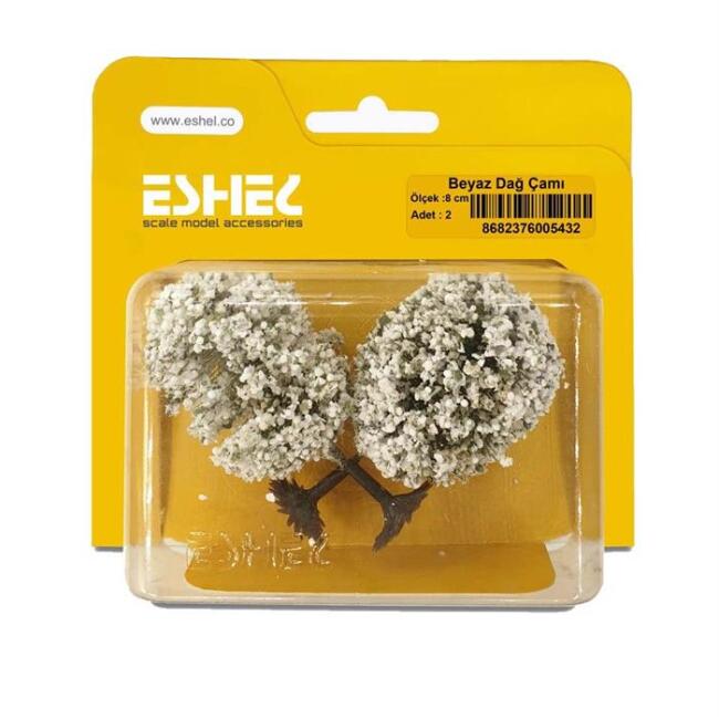 Eshel Maket Beyaz Dağ Çamı 2’li 8 cm - 1