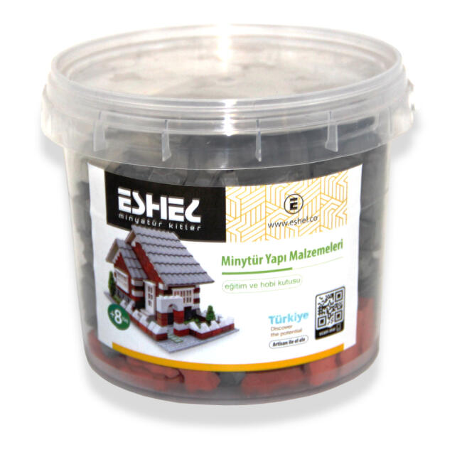 Eshel Maket Dikdörtgen Parke + Harç 1:12 Ölçek 300 Adet - 1