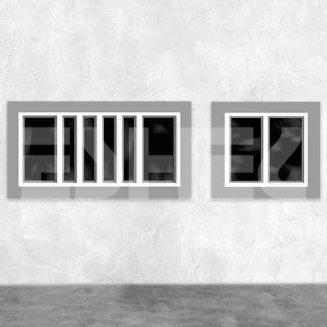 Eshel Maket Modern Set D Pencere 1:200 Ölçek 4 Adet - 2