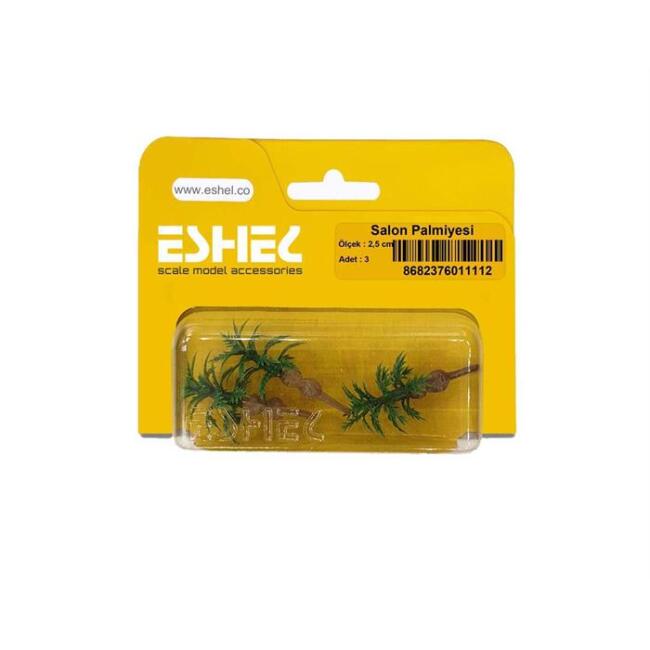 Eshel Maket Salon Palmiyesi 2.5 cm 3 Adet - 1