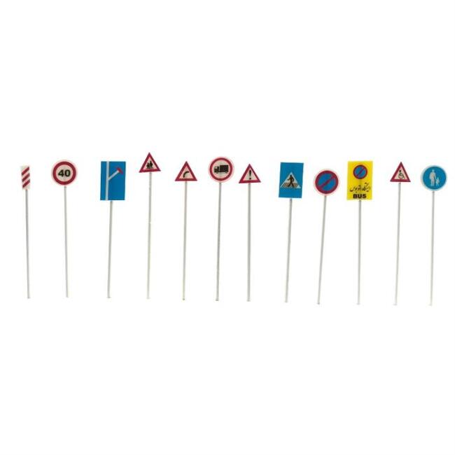 Eshel Maket Trafik Levha Seti 1/50 N:Ae2899 12li - 2