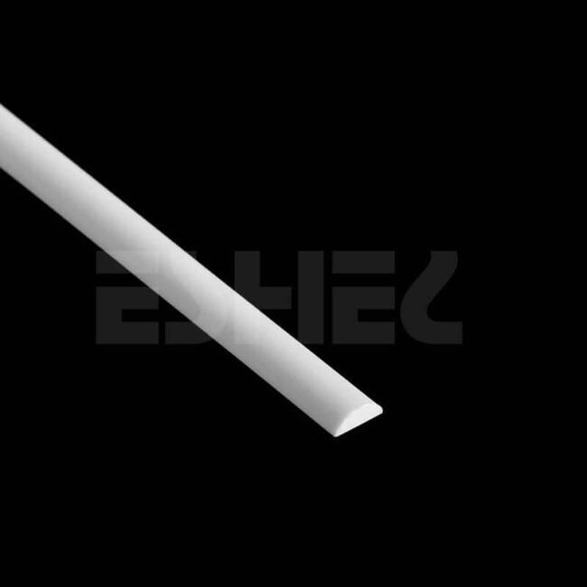 Eshel Maket Yarı Yuvarlak Kiriş - D Profil Plastik Çıta 4 mm 5'li - 1