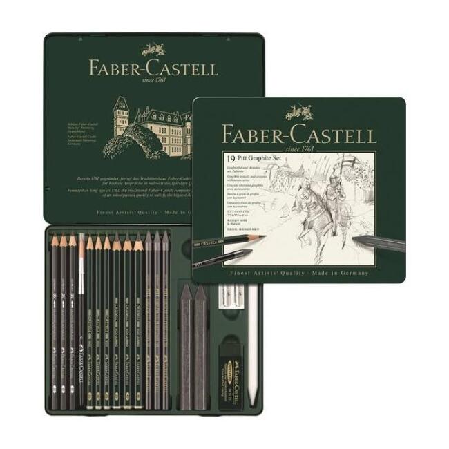 Faber Castell 112973 Pitt Grafit 19’lu Set - 1